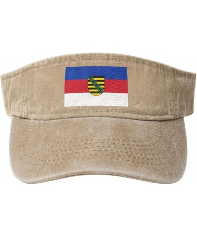 Hornjoserbšćina Sun Hat Sun Visor Hats for Women Men Baseball Cap Golf Hats Natural $9.70 Sun Hats