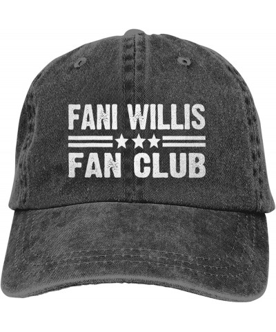 Fani Willis Fan Club Baseball Hat Classic Fashion Caps Men Women Black $11.95 Fedoras