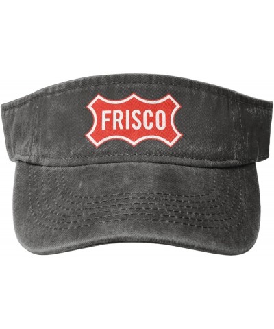 Logo of Frisco, Texas Sun Visor Hats for Women Men Adjustable Sports Sun Hats Cotton Golf Cap Deep Heather $9.71 Visors