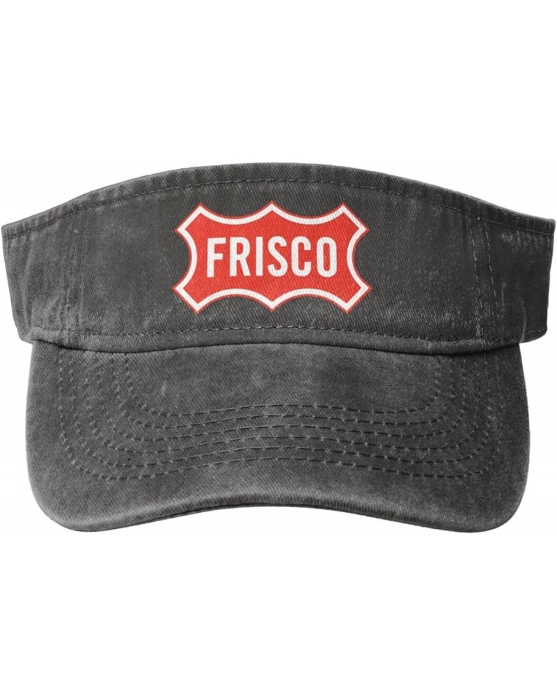 Logo of Frisco, Texas Sun Visor Hats for Women Men Adjustable Sports Sun Hats Cotton Golf Cap Deep Heather $9.71 Visors