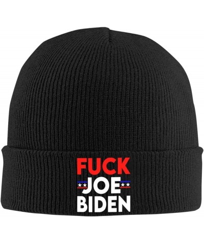 Fuck Joe Biden Flag-Knit hat Denim Hats Fisherman's hat Cowboy Baseball Caps Black $14.30 Baseball Caps