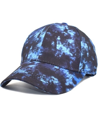 Men and Women Casual Summer Printed Adjustable Outdoor Sunshade Visors Baseball Hat Gardening Visor 1-blue $9.73 Visors