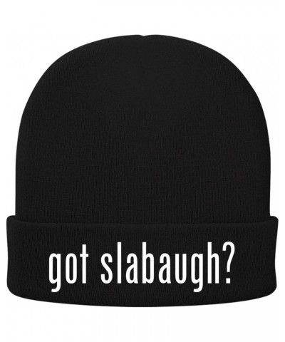 got Slabaugh? - Soft Adult Beanie Cap Black $19.12 Skullies & Beanies