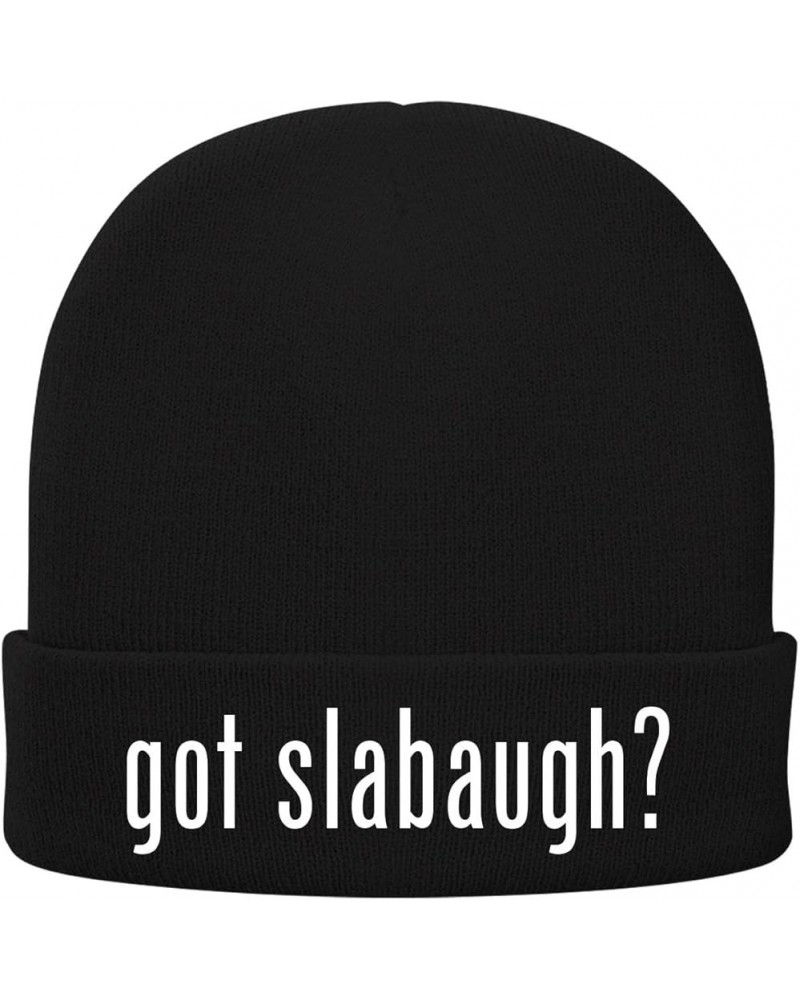 got Slabaugh? - Soft Adult Beanie Cap Black $19.12 Skullies & Beanies