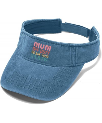 Mom Off futy go Ask Your dad Hat Visors for Teens Sun Visor Funny Sun Visor Lake Blue $10.78 Sun Hats