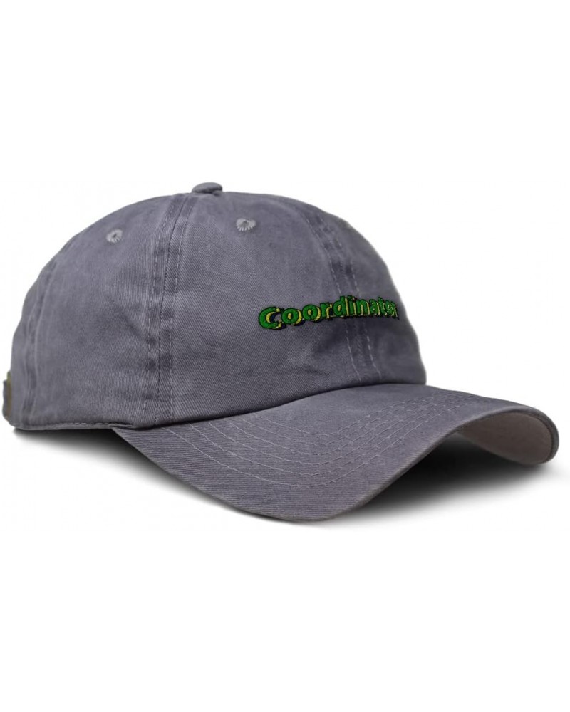 Soft Washed Baseball Cap Coordinator Cotton Dad Hats for Men & Women Grey Design Only $13.23 Baseball Caps