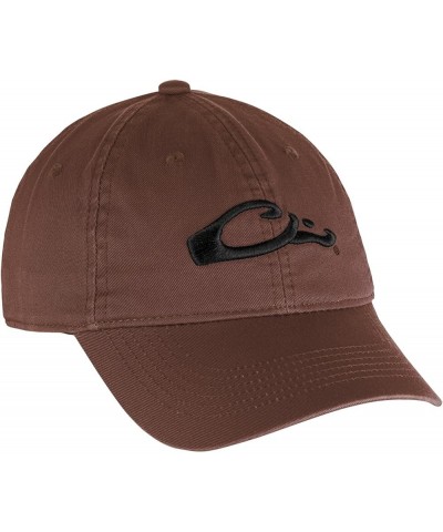 Cotton Twill Cap Dark Brown $15.37 Baseball Caps