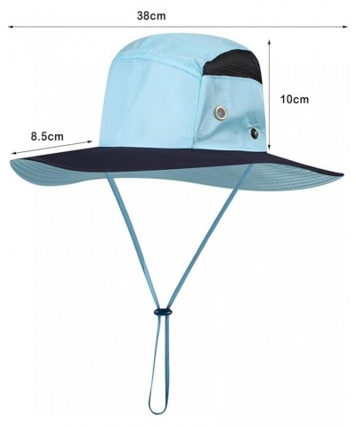 Men Mountaineering Fishing Solid Color Hood Rope Outdoor Shade Foldable Casual Breathable Bucket Hat Bucket Hat 4-grey $10.35...