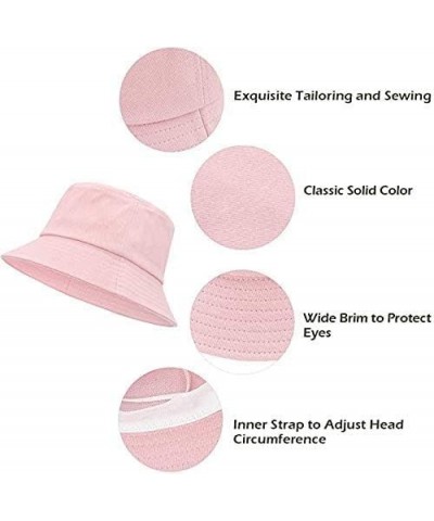 Bucket Hats for Women Men Sun Protection Summer Sun Hats Cotton Beach Fishing Hat Packable Cap Khaki $7.97 Bucket Hats