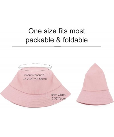 Bucket Hats for Women Men Sun Protection Summer Sun Hats Cotton Beach Fishing Hat Packable Cap Khaki $7.97 Bucket Hats