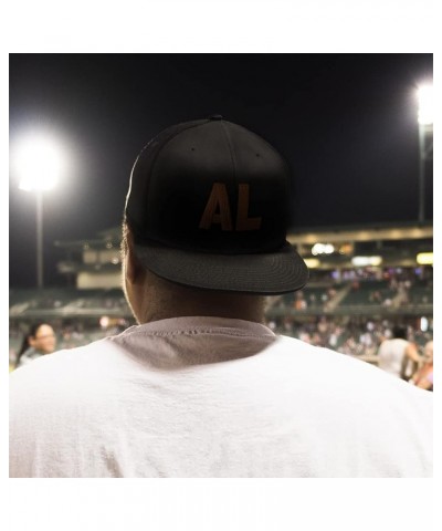 Snapback Hats for Men & Women Al Love Acrylic Flat Bill Baseball Cap Dark Grey Design Only $14.00 Baseball Caps