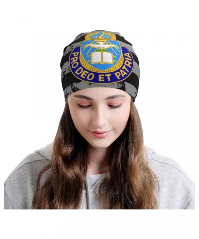 US Army Chaplain Corps Regimental Insignia Chic Knit Beanies: Cozy Skull Caps for Winter Warmth at Home & Outdoors4 $12.58 Sk...