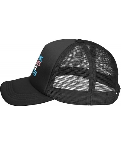 Trans Dudes are Hotter, Funny Transgender LGBT Trucker Hat Women Mesh Baseball Cap Sun Hat Men Dad Hat Black Black $9.55 Base...