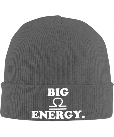 Big Libra Energy Winter Beanie Hats for Men Women,Warm Cozy Knitted Cuffed Skull Cap Deep Heather $9.76 Skullies & Beanies