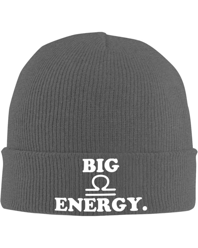 Big Libra Energy Winter Beanie Hats for Men Women,Warm Cozy Knitted Cuffed Skull Cap Deep Heather $9.76 Skullies & Beanies