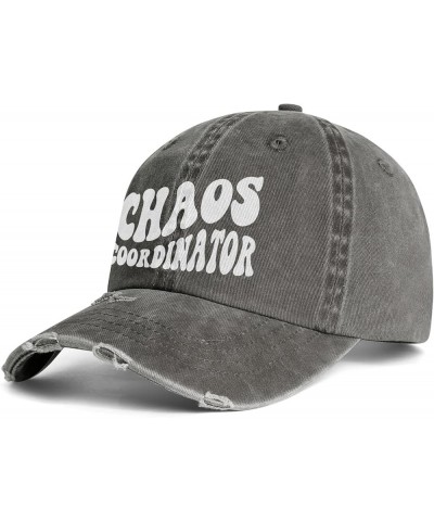 Chaos Coordinator Gifts for Men Chaos Coordinator Hat Baseball Cap Trucker Boss Day Gifts for Women Men Funny Brown-1 $12.47 ...