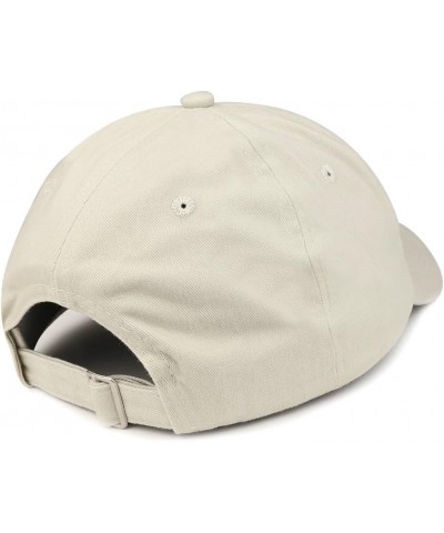 Captain Embroidered Unstructured Cotton Dad Hat Stone $10.00 Baseball Caps