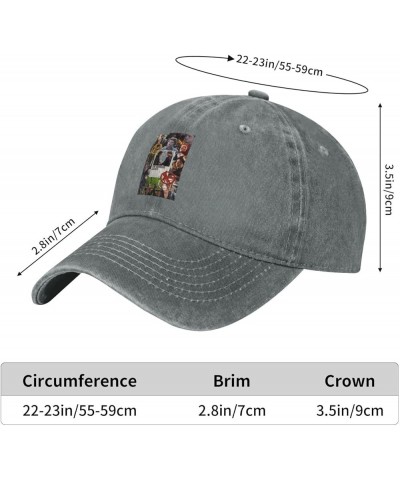 The Hunger and Games Baseball Cap Denim Hat Outdoor Adjustable Classic Unisex Washed Cotton Soft Cap Black Gray $8.46 Basebal...