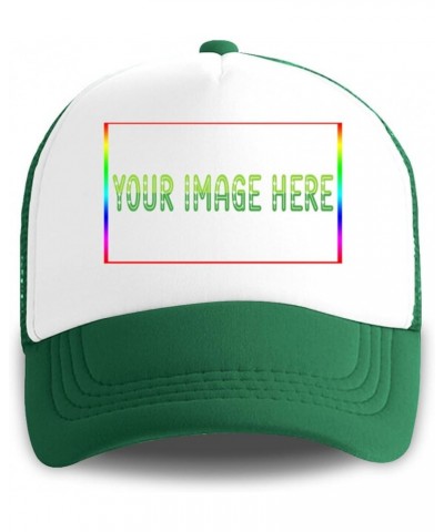 Custom Sun Visor Hat Your Image Here Curved Mesh Hat Green 0 $13.33 Sun Hats