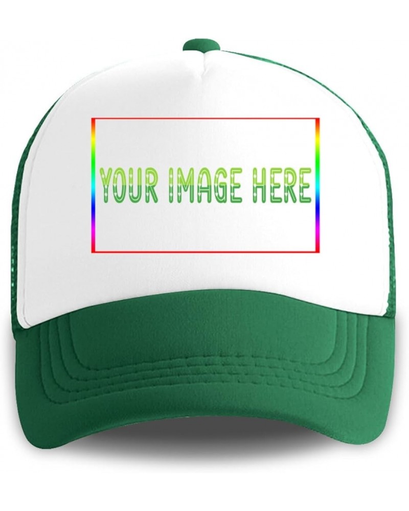 Custom Sun Visor Hat Your Image Here Curved Mesh Hat Green 0 $13.33 Sun Hats