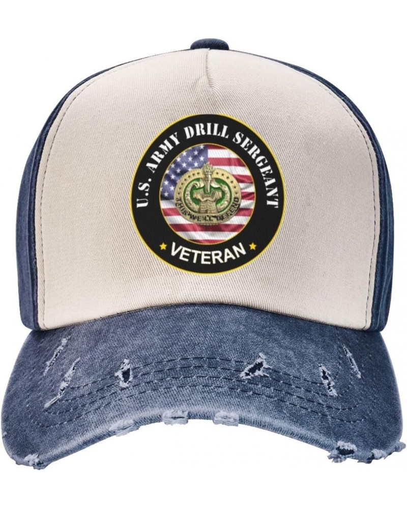 US Army Drill Sergeant Veteran Upgrade Style with Adjustable Cotton Baseball Caps $17.79 Baseball Caps