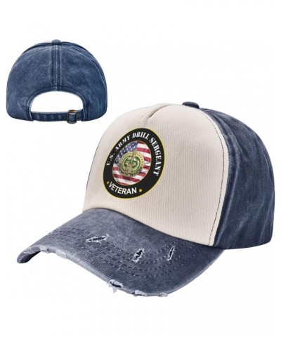 US Army Drill Sergeant Veteran Upgrade Style with Adjustable Cotton Baseball Caps $17.79 Baseball Caps