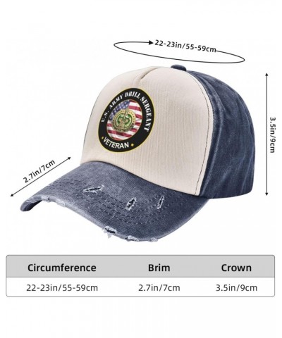 US Army Drill Sergeant Veteran Upgrade Style with Adjustable Cotton Baseball Caps $17.79 Baseball Caps