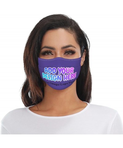 Custom Face Masks with Your Logo Image Photo Name for Sport,Outdoor and Travel Lilac $6.72 Balaclavas