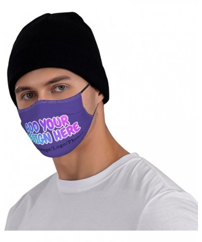 Custom Face Masks with Your Logo Image Photo Name for Sport,Outdoor and Travel Lilac $6.72 Balaclavas