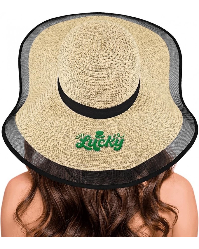 Bucket Hats for Women Trendy Mother's Day i loveq mmom Sun Cap Packable Casual for Beach Lucky4 $21.23 Sun Hats