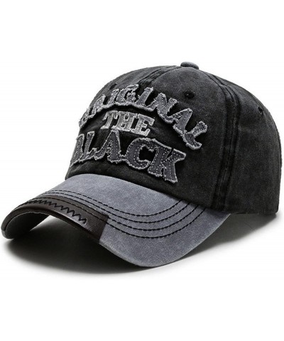 Baseball Cap Retro Men Women Baseball Cap Unisex Hat Stay Hat Black $6.79 Bucket Hats