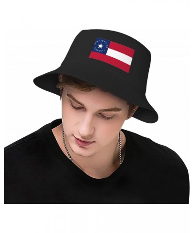 Minnieville Flag Bucket Hat for Men Women Boonie Hat Outdoor Summer Vacation Beach Travel Fishing Cap Black $12.83 Bucket Hats