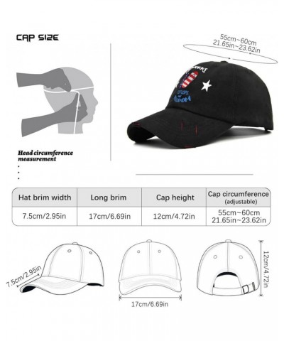 4th of July Hats for Men Baseball Cap Baseball Hat for Men Flip Flops Fireworks and Freedom Hats for Women Allblack $12.43 Ba...