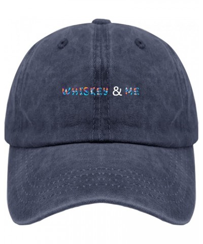 Running Hats for Women Whiskey Low Profile Caps for Women's Baseball Hat Adjustable Whiskey and Me Sun Hats Navy Blue $7.99 B...