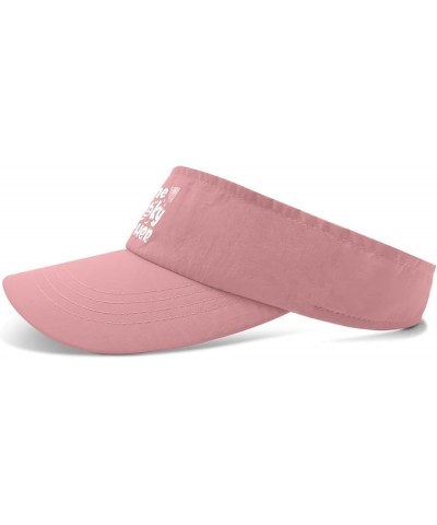 One Spooky Teacher Hat Sun Visor Hat for Women Golf Hats Retro Visors Pink $9.20 Visors