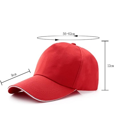 Unisex Baseball Cap Dad Hat Women Men Blank Washed Low Profile Peaked Cap Cotton UPF 50+ Running Golf Cap Hat Yellow 3 $7.19 ...