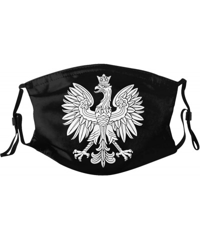 Polish Eagle Polska Face Mask Washable Reusable Adults Breathable with 2 Filters Black $11.66 Balaclavas