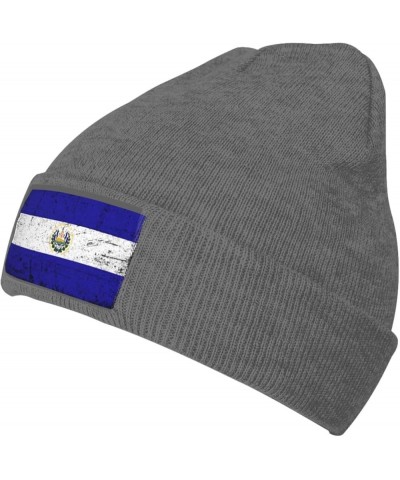 Beanie,El Salvador Salvadoreño Flag Beanie Hat Women Warm Hats Men Knit Hat Slouchy Skull Cap Knitted Hat Black Deep Heather ...