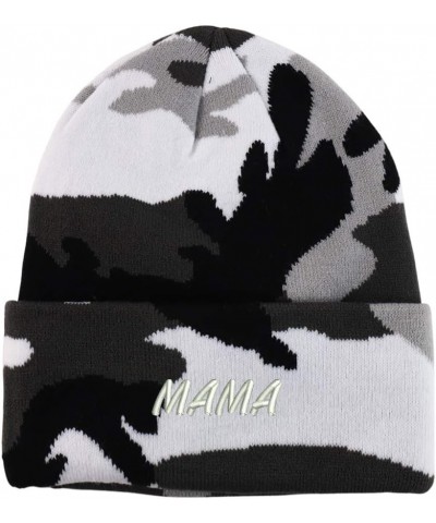 Mama Embroidered Made in USA Camo Beanie Urban $12.25 Skullies & Beanies