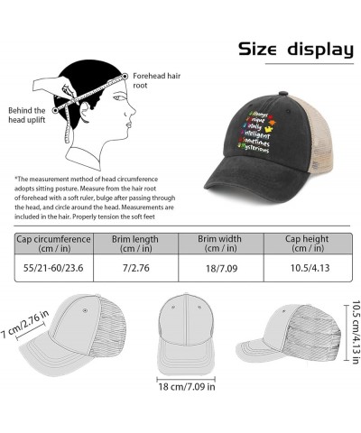 Autism Hats Autism Always Unique Intelligent April Autism Awareness Hats for Men Women AllBlack Cowgirl Allblack $12.41 Sun Hats