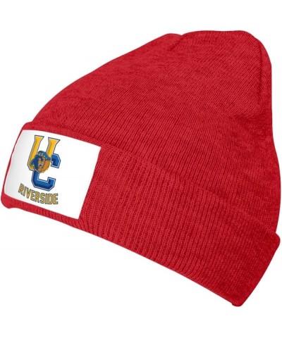 Uc Riverside Highlander Classic Warm Winter Knit Cap Fleece Lined Beanie Hat Red $9.01 Skullies & Beanies