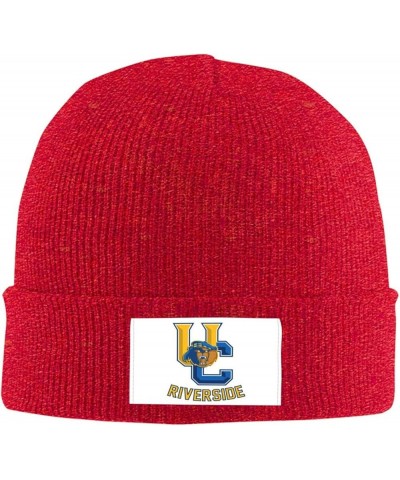 Uc Riverside Highlander Classic Warm Winter Knit Cap Fleece Lined Beanie Hat Red $9.01 Skullies & Beanies