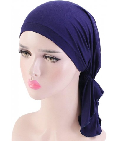 Women's Under Scarf Hat Hijab Cap Islamic Muslim Under Scarf Hijabs Caps Tie-Back Closure Hats Muslim Beanie 2023 Navy $7.86 ...