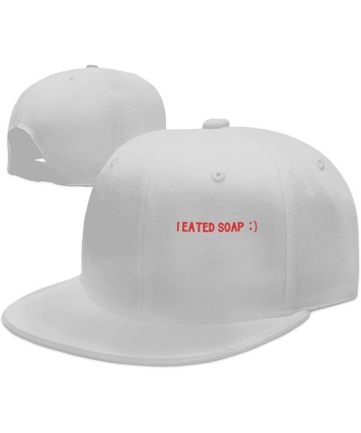 Men Women Baseball Hats i eated soap Original Dad Hat Adjustable Casquette Cap,Black White $11.21 Baseball Caps