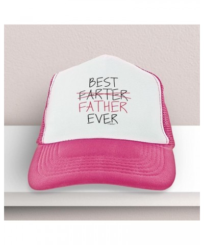 Best Farter Father Ever Trucker Hat 2 Pink $59.45 Baseball Caps