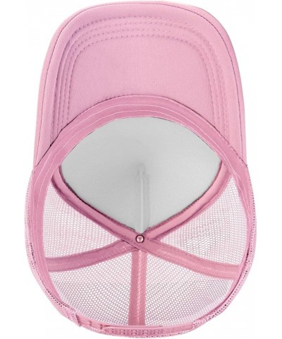 I Pee in Pool Mesh Baseball Hat Men Plain Trucker Cap I Pee in Pool Breathable Hat Pink $11.94 Baseball Caps