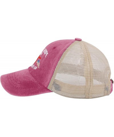 I Just Hope Both Teams Have Fun Hat Mens Cute Denim Hat Womens AllBlack Cap Plain Unique Gifts for Writer Pink $9.00 Bucket Hats