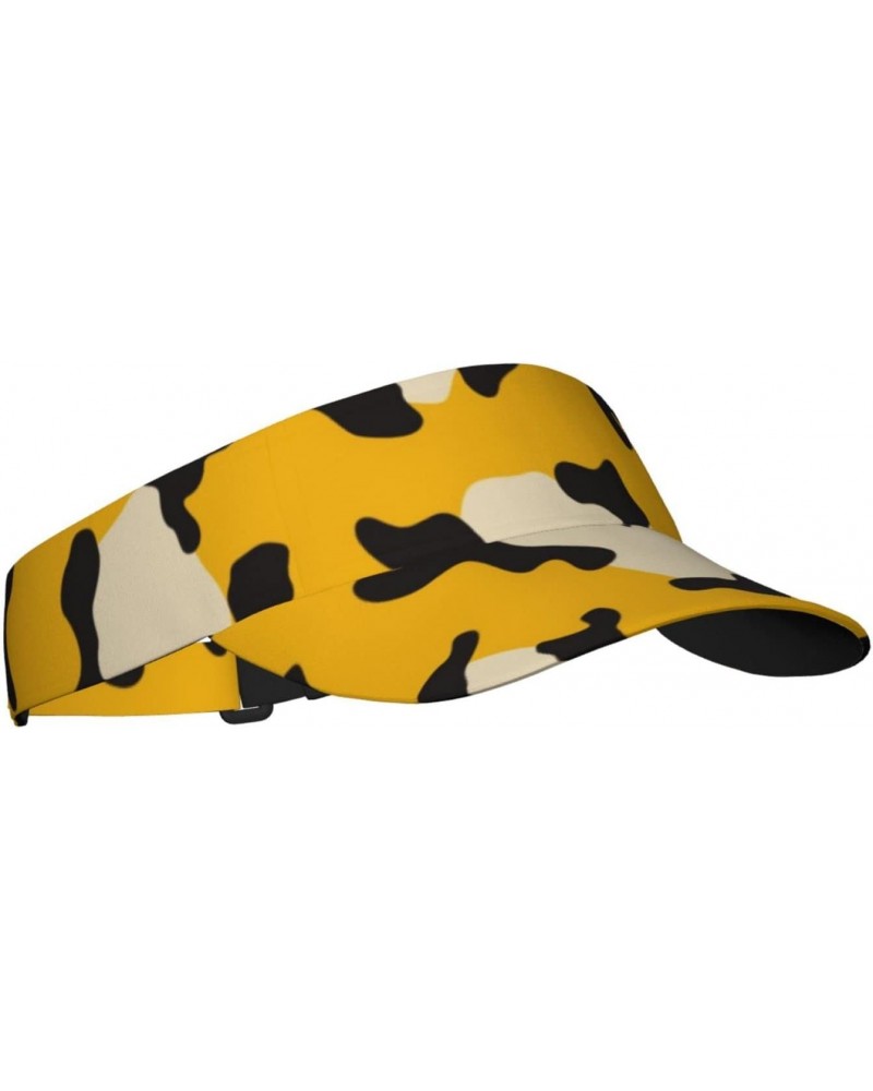 Wildlife Animla Skin Texture Sun Visor Hat for Men and Women Empty Top Sports Hat for Golf, Tennis, Running, and Jogging Mult...