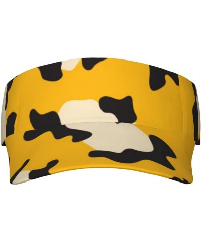 Wildlife Animla Skin Texture Sun Visor Hat for Men and Women Empty Top Sports Hat for Golf, Tennis, Running, and Jogging Mult...