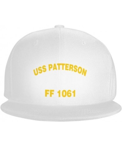 USS Patterson FF 1061 DE 1061 Flag-Trucker Hats Denim Hats Cowboy Knit hat Baseball Caps Fisherman's hat White $15.85 Basebal...